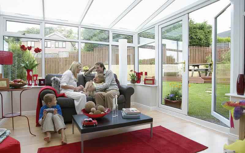 Lean- to conservatory