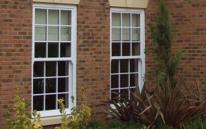 Vertical sliding sash windows London