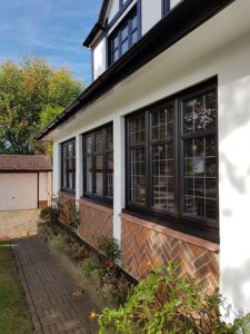 Revitalised Bickley house front with uPVC window and Composite door combo