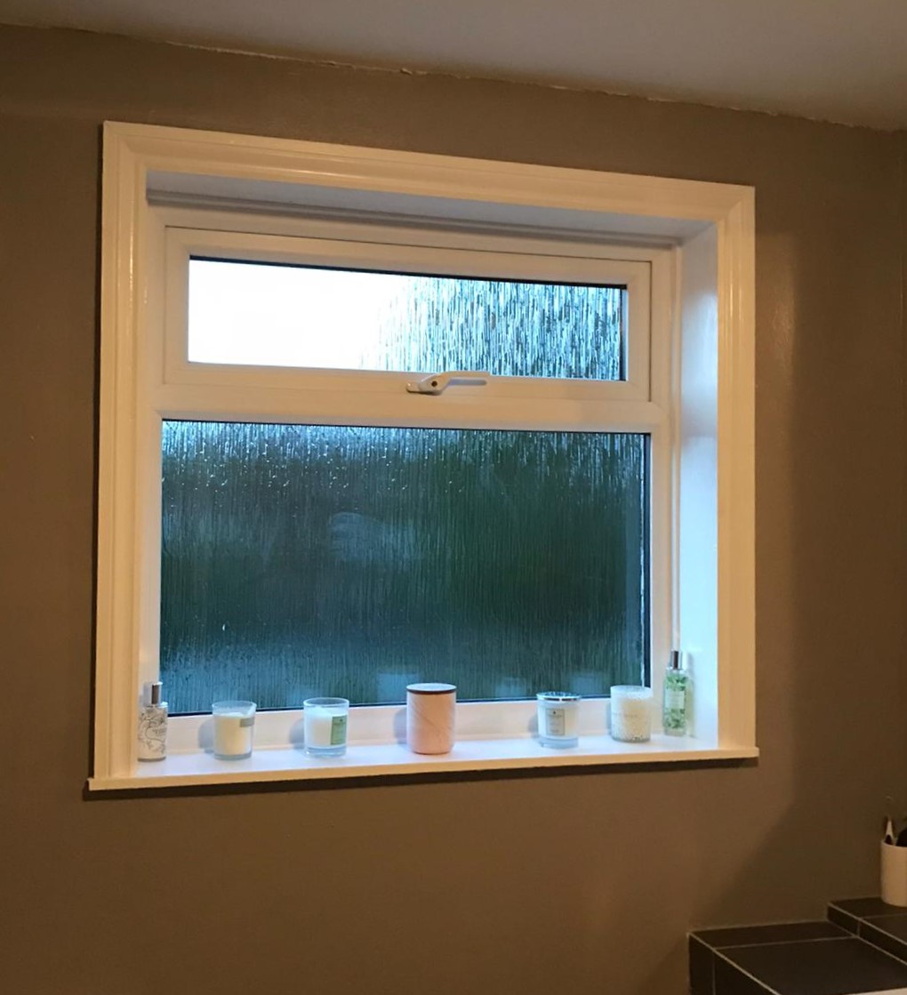 upvc frosted window