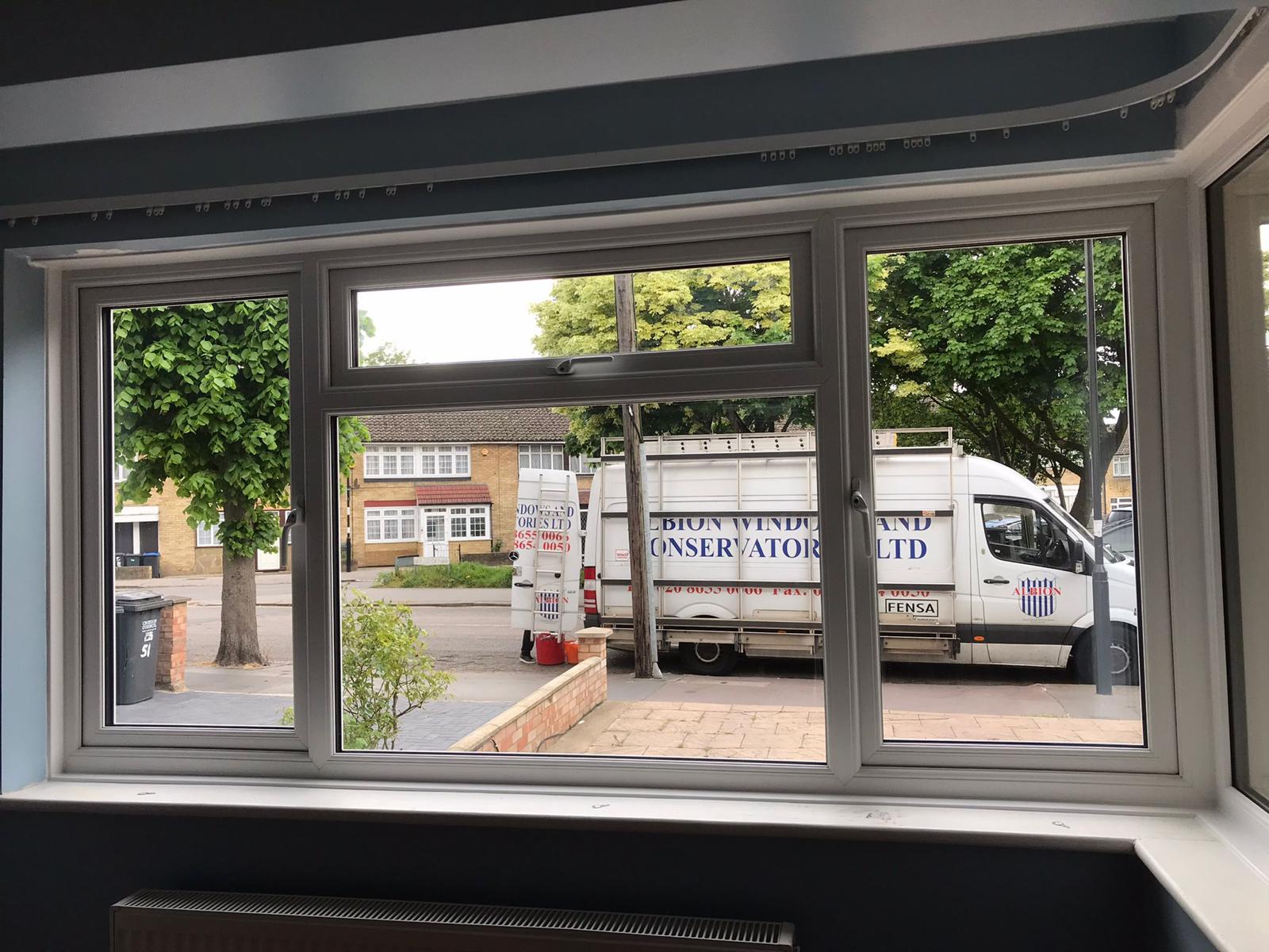 UPVC Windows With Opening And Fixed Panes