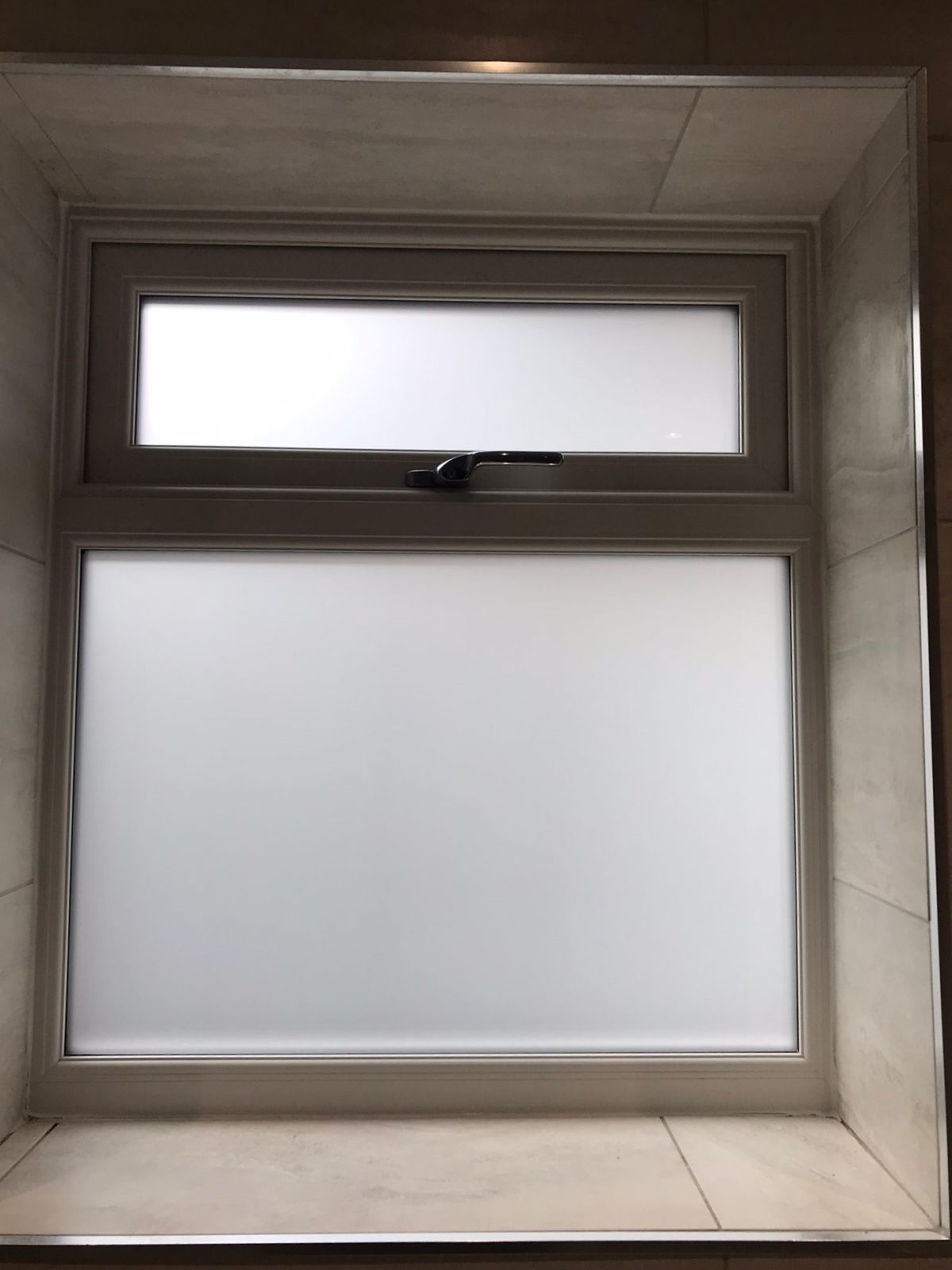 White UPVC Windows With Opening And Fixed Panes